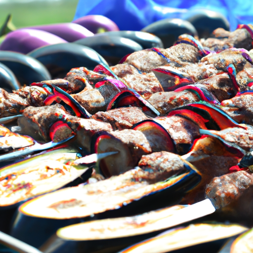 Mediterranean Turkish Lamb And Eggplant Kebabs Recipe