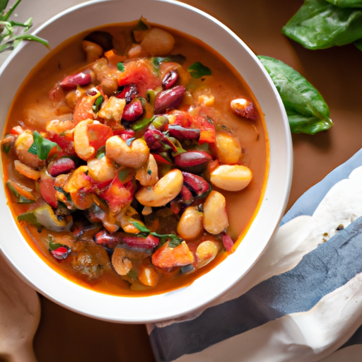 Mediterranean Tuscan Bean Soup Recipe