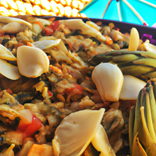 Mediterranean Vegetarian Paella With Artichokes Recipe