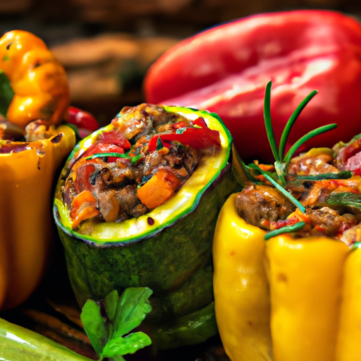 Mediterranean Zucchini And Beef Stuffed Bell Peppers Recipe Mediterranean Zucchini And Beef Stuffed Bell Peppers Recipe