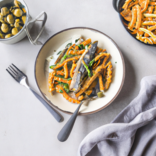 Mediterranean Fusilli With Anchovy And Caper Sauce Recipe