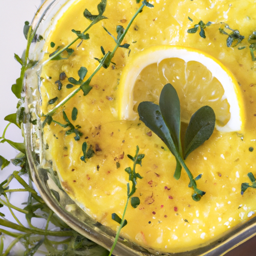 Mediterranean Lemon And Thyme Pudding Recipe