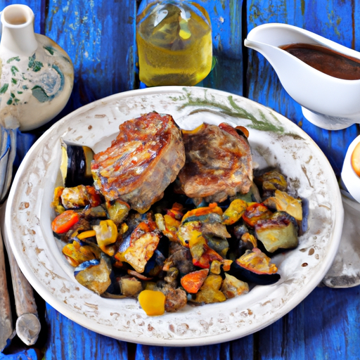 Mediterranean Pork Chops With Caponata Recipe