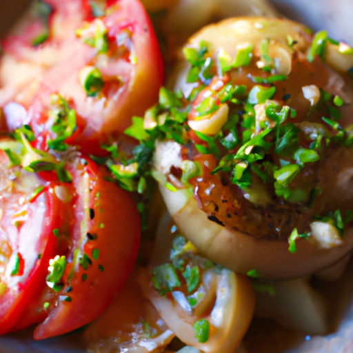 Mediterranean Charred Tomato And Eggplant Salad Recipe