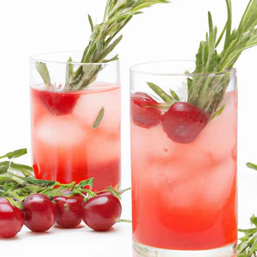 Mediterranean Cherry And Rosemary Spritzer Recipe
