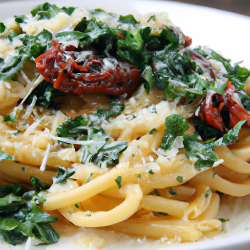 Mediterranean Creamy Sun-Dried Tomato And Spinach Pasta Recipe