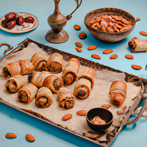 Mediterranean Date And Almond Rolled Pastries Recipe Mediterranean Date And Almond Rolled Pastries Recipe