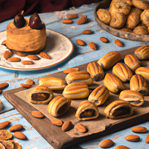 Mediterranean Date And Almond Rolled Pastries Recipe Mediterranean Date And Almond Rolled Pastries Recipe