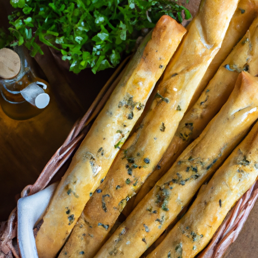 Mediterranean Herb And Cheese Breadsticks Recipe