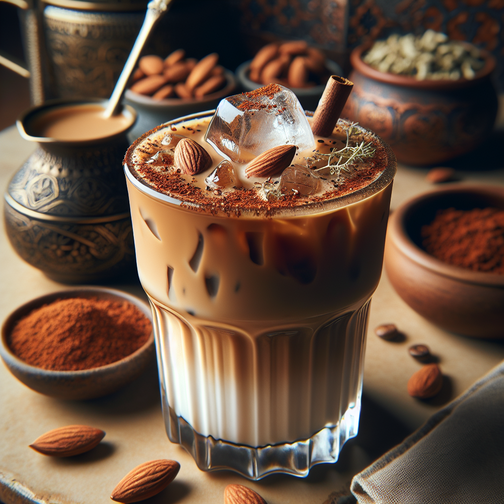 Mediterranean Iced Almond Latte Recipe