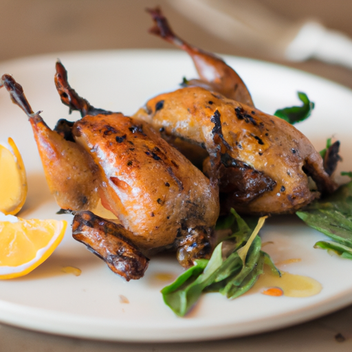 Mediterranean Lemon And Garlic Roasted Quail Recipe