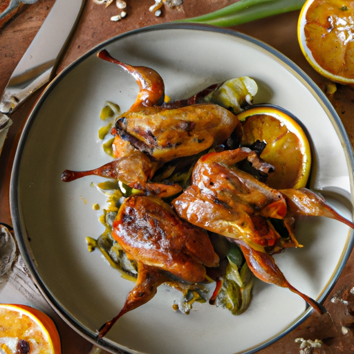Mediterranean Lemon And Garlic Roasted Quail Recipe