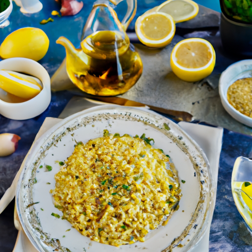 Mediterranean Lemon Herb Bulgur Wheat Recipe