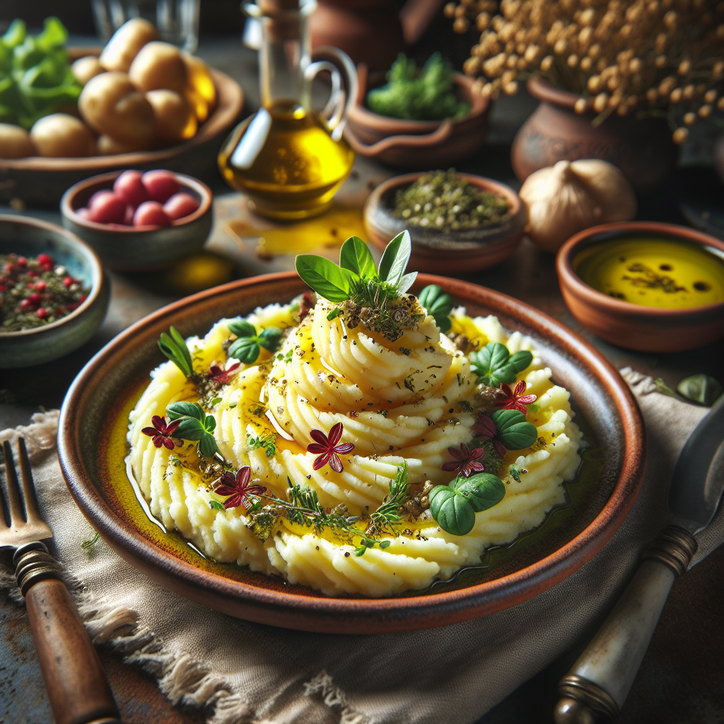 Mediterranean Mashed Potatoes With Olive Oil Recipe Mediterranean Mashed Potatoes With Olive Oil Recipe