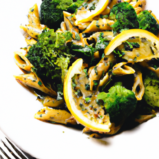 Mediterranean Penne With Charred Broccoli And Lemon Recipe