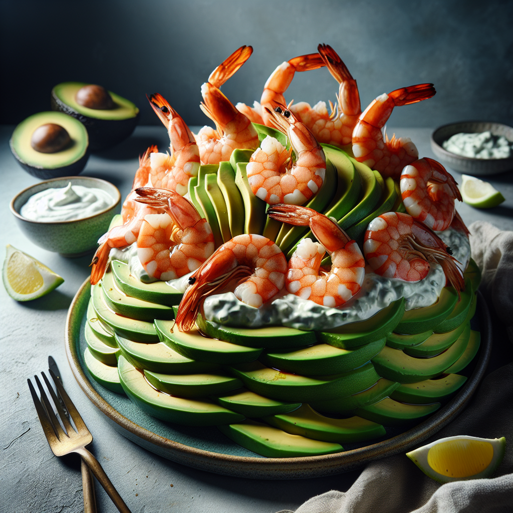 Mediterranean Prawn And Avocado Tzatziki Recipe