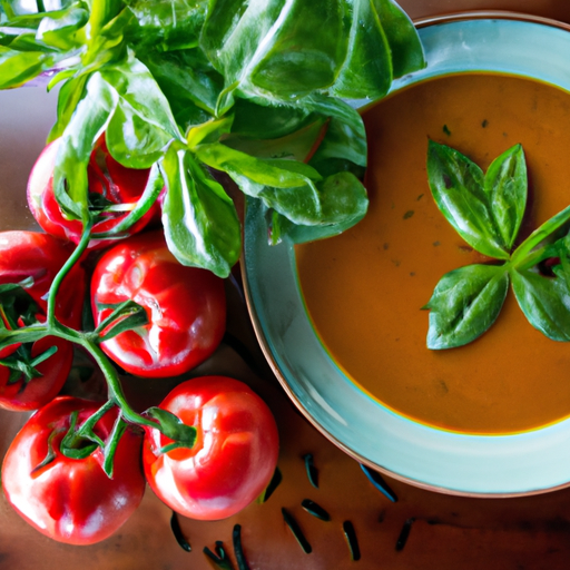 Mediterranean Roasted Tomato And Basil Soup Recipe Mediterranean Roasted Tomato And Basil Soup Recipe