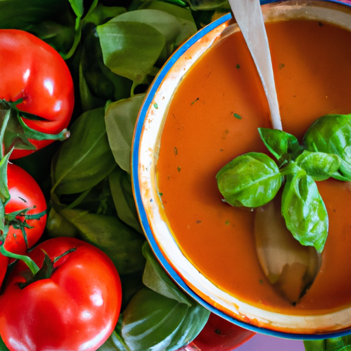 Mediterranean Roasted Tomato And Basil Soup Recipe Mediterranean Roasted Tomato And Basil Soup Recipe