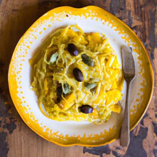 Mediterranean Spaghetti Squash With Olives And Capers Recipe Mediterranean Spaghetti Squash With Olives And Capers Recipe