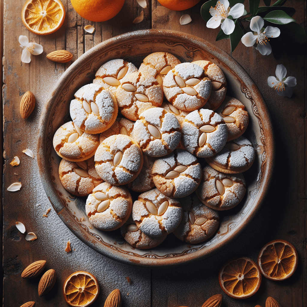 Mediterranean Almond And Orange Blossom Biscuits Recipe