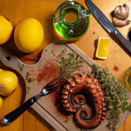 Mediterranean Bbq Octopus With Oregano And Lemon Recipe