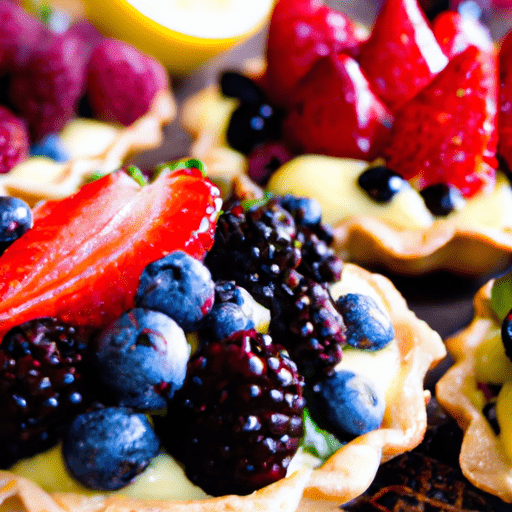 Mediterranean Berry And Cream Tartlets Recipe