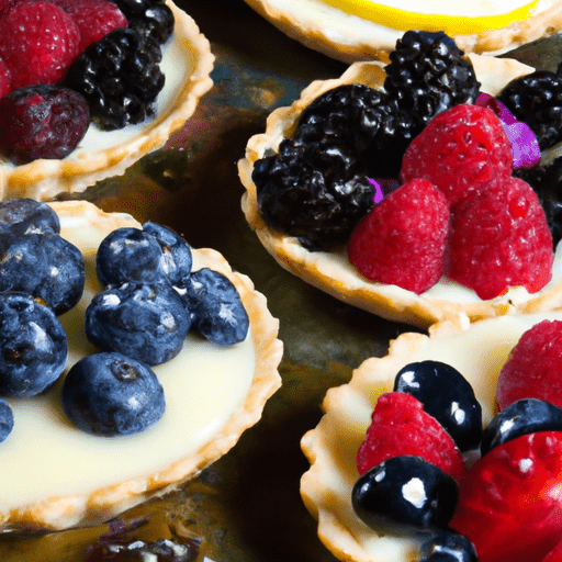 Mediterranean Berry And Cream Tartlets Recipe