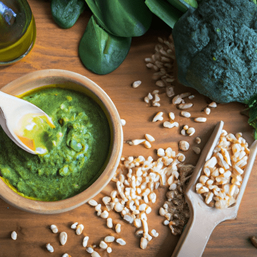 Mediterranean Broccoli And Pine Nut Pesto Recipe