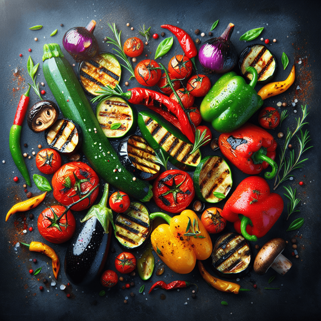 Mediterranean Charcoal Grilled Vegetables Recipe