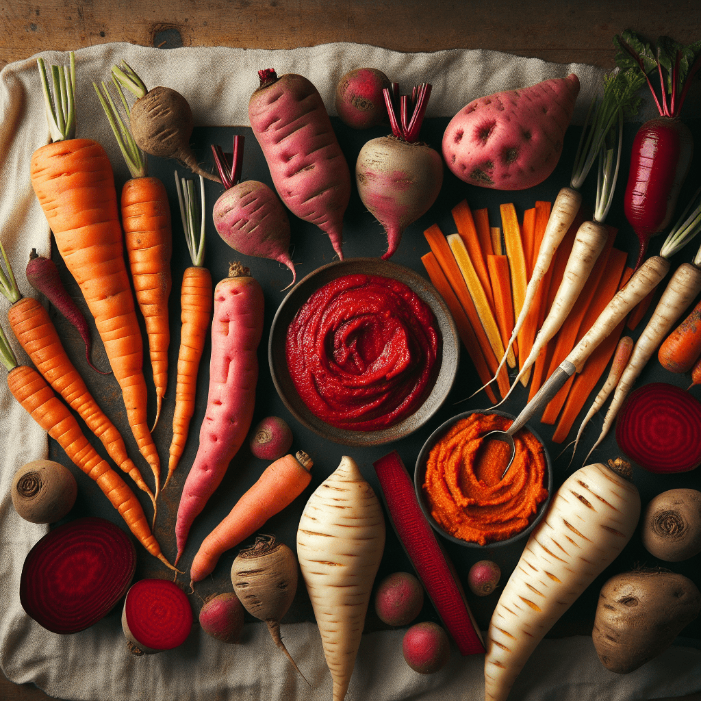 Mediterranean Harissa Roasted Root Vegetables Recipe