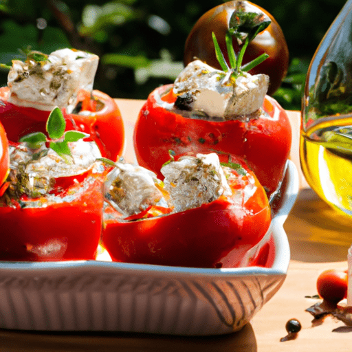 Mediterranean Herb And Feta Stuffed Tomatoes Recipe