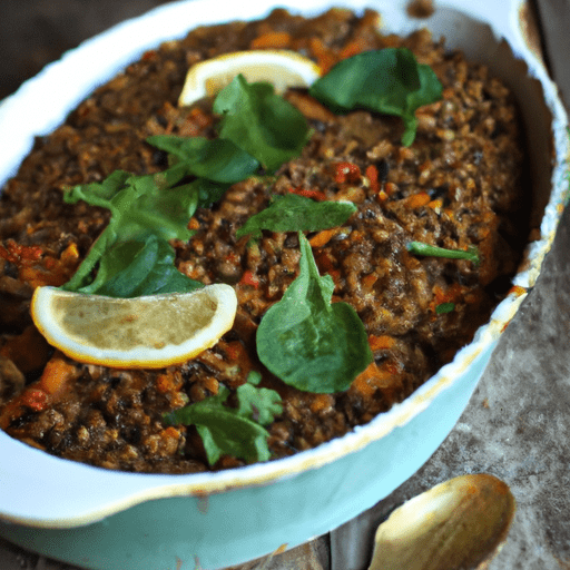 Mediterranean Lentil And Spinach Moussaka Recipe