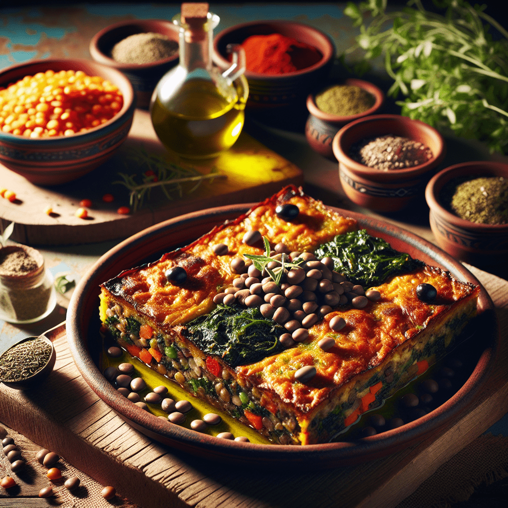Mediterranean Lentil And Spinach Moussaka Recipe