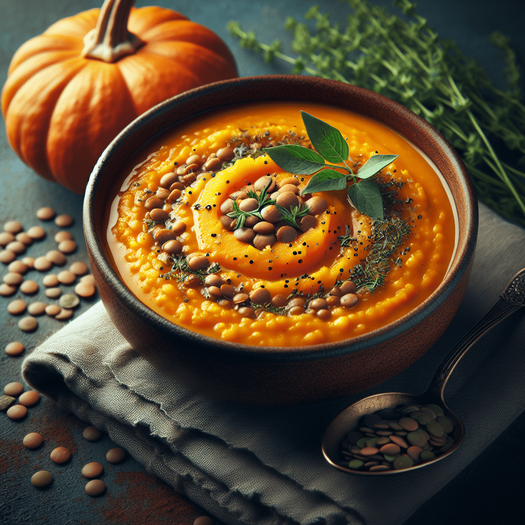 Mediterranean Moroccan Pumpkin And Lentil Soup Recipe Mediterranean Moroccan Pumpkin And Lentil Soup Recipe