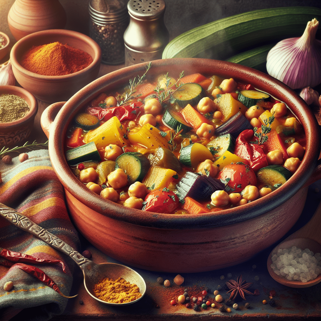 Mediterranean Moroccan Vegetable And Chickpea Stew Recipe Mediterranean Moroccan Vegetable And Chickpea Stew Recipe