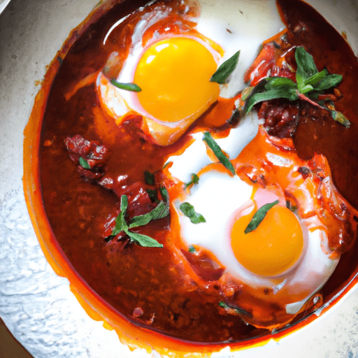 Mediterranean Poached Eggs With Tomato Sauce Recipe Mediterranean Poached Eggs With Tomato Sauce Recipe