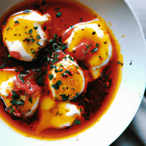 Mediterranean Poached Eggs With Tomato Sauce Recipe Mediterranean Poached Eggs With Tomato Sauce Recipe