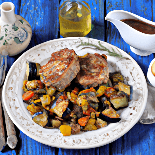 Mediterranean Pork Chops With Caponata Recipe