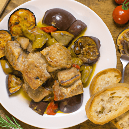 Mediterranean Pork Chops With Caponata Recipe