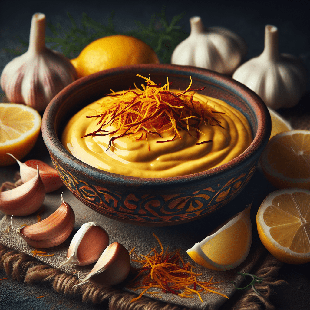 Mediterranean Saffron And Garlic Aioli Recipe Mediterranean Saffron And Garlic Aioli Recipe
