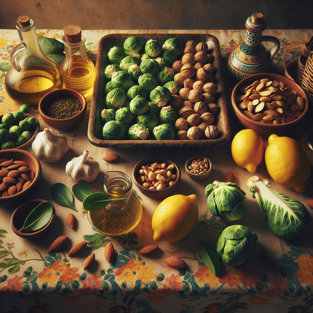 Mediterranean Sautéed Brussels Sprouts With Almonds And Lemon Recipe