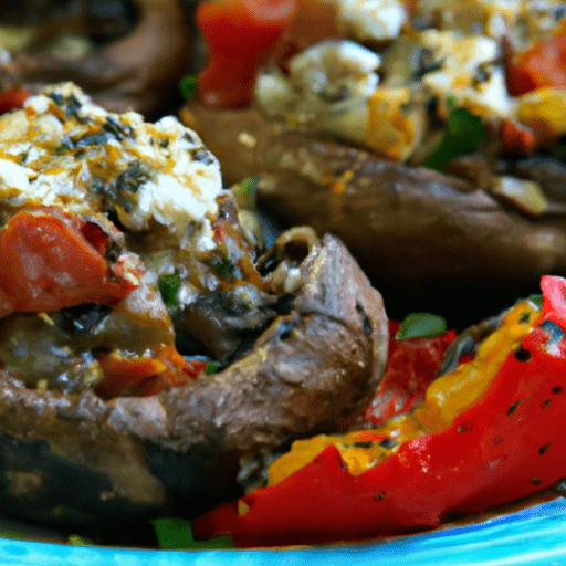 Mediterranean Stuffed Portobello Mushrooms Recipe Mediterranean Stuffed Portobello Mushrooms Recipe