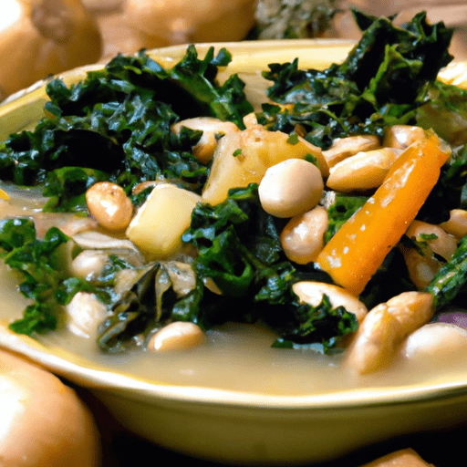 Mediterranean Tuscan White Bean And Kale Soup Recipe